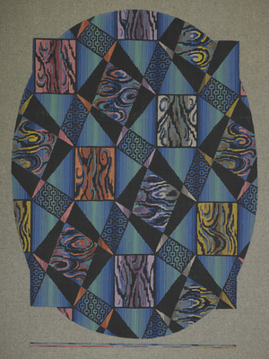 Carpet design (w/c on paper)