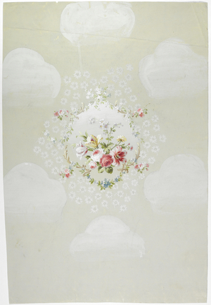 Carpet design (w/c on paper)