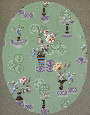 Carpet design (w/c on paper)