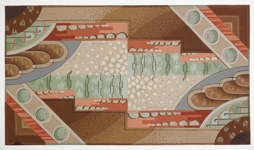 Carpet design (w/c on paper)