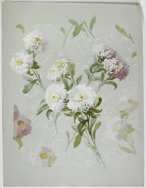 Carpet design (w/c on paper)