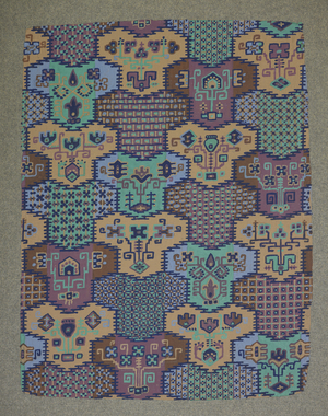 Carpet design (w/c on paper)