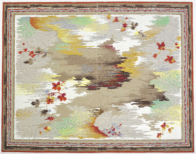 Carpet design (w/c on paper)