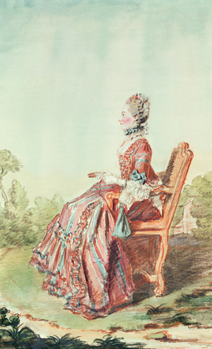 Madame Pecoul (pencil, watercolour and gouache on paper)