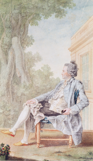 Henri-Rene d'Helicaud d'Ampoigne, 1770 (pencil, watercolour & gouache on paper)