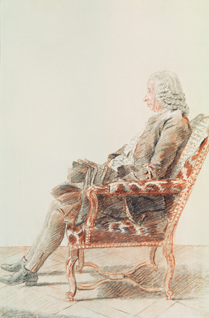 Mr  Bezout 1758  (pencil & red chalk on paper)