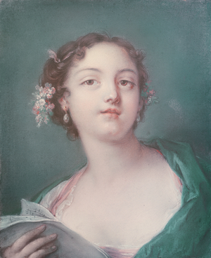 Portrait of a Young Girl (pastel)
