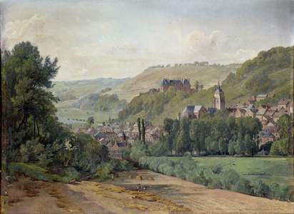 The Chateau d'Aumale, 1880-82 (oil on canvas)
