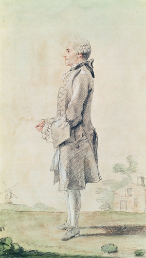 Mr du Rouet (pencil, watercolour & red chalk on paper)
