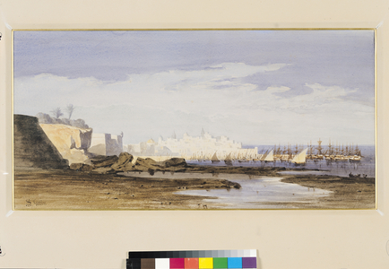 View of Cadiz (w/c on paper)