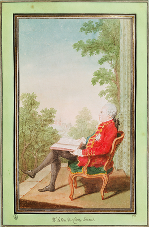 Duke of Cereste-Brancas, 1768 (pencil, watercolour & gouache on paper)