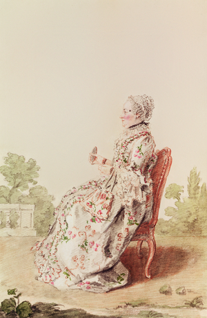 Marquise de Vaudreuil (pencil, watercolour & gouache on paper)