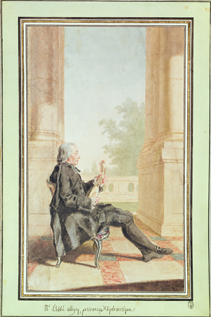 Abbot Allegri   (pencil, watercolour & gouache on paper)