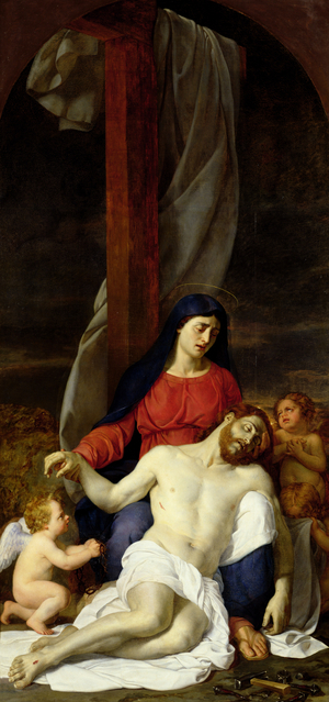 Pieta (oil on canvas)