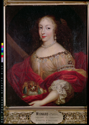 Henriette d'Angleterre (1644-70) Duchess of Orleans (oil on panel)
