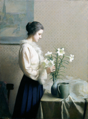 Easter Morning (oil on canvas)