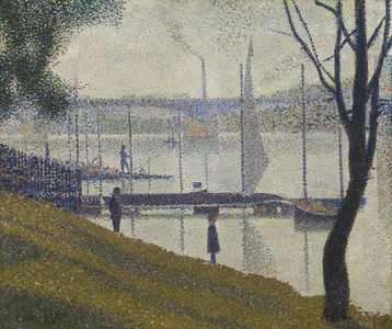 Bridge at Courbevoie, 1886-87 (oil on canvas)