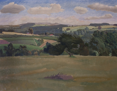 Oxfordshire Landscape, 1922 (oil on canvas)