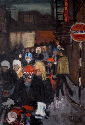 The Rockers, 1964 (oil on board)