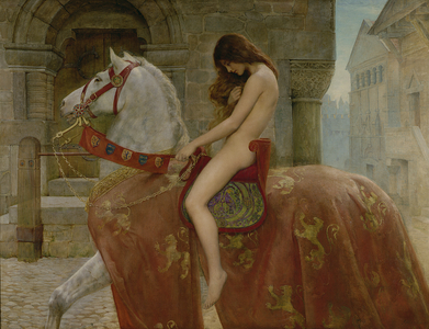 Lady Godiva, c.1898 (oil on canvas)