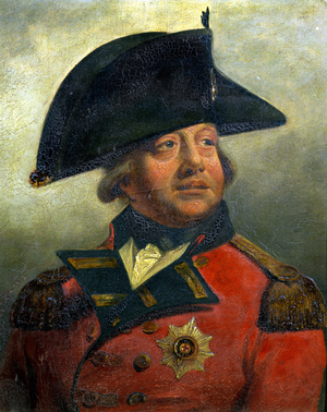 King George III of England (oil on board)