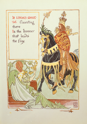A Lady's Mantle, from 'A Floral Fantasy in a Old English Garden'