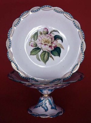 Two comports from a dessert service c.1860