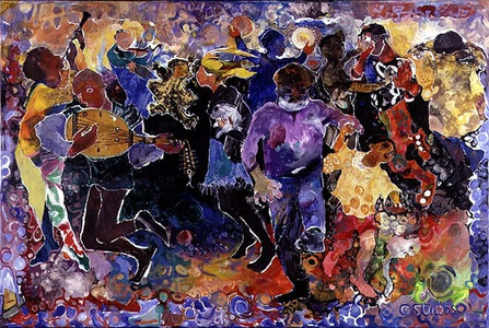 The Family Round, 1995 (acrylic)