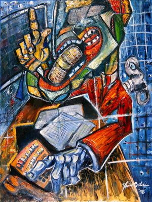 Radio Bemba, 1998 (oil on canvas)