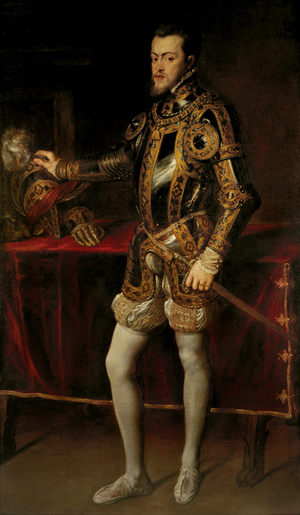 Portrait of Philip II, King of Spain, when Prince, c.1628-29 (oil on canvas)