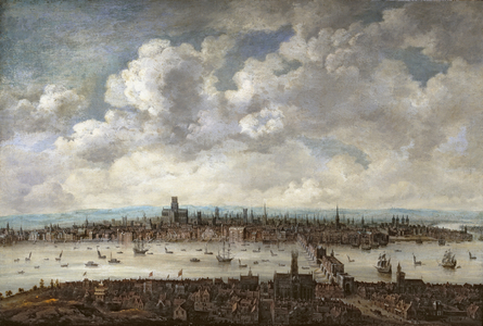 Vue de Londres de Southwark, 1640-60 (huile sur toile)