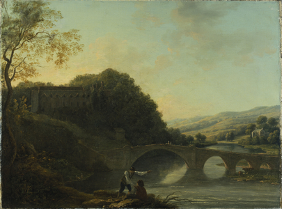 Lismore Castle from the East (oil on canvas)