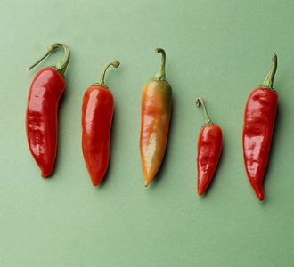 Hot peppers, Italy