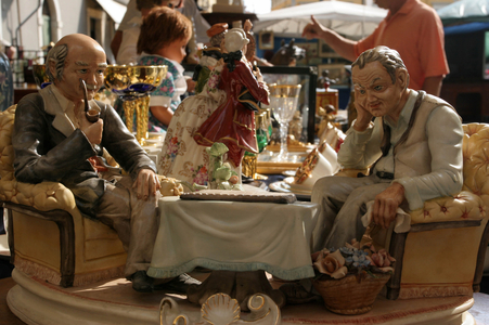 La Soffitta nella Strada, Summer antiquary fair, Sarzana, Ligury, Italy