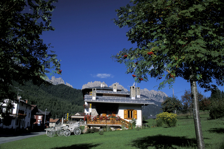 Foreshortening, Forni di Sopra, Friuli Venezia-Giulia, Italy