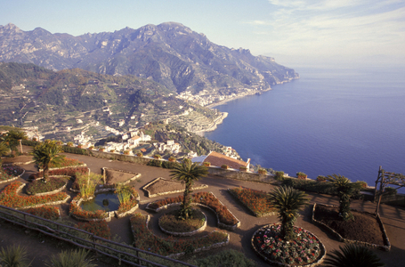 Villa Rufolo, Ravello, Amalfi coast, Campania, Italy.