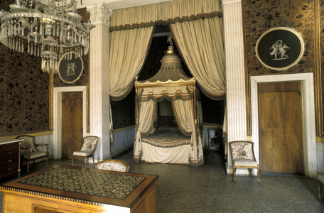 Bedroom, Pisani villa, Sra ', Riviera del Brenta, Veneto, Italy