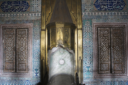 Crown Prince chambers decorations, Topkapi Palace, Istanbul, Turkey; Europe