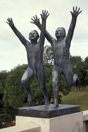 Vigelland sculpture, Frognerparken, Oslo, Norway, Europe