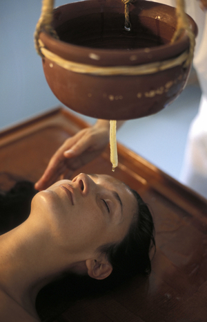 Ayurvedico massage, Pigna ancient thermal bath, Ligury, Italy