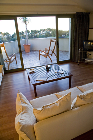 Suite, Villa Undulna hotel, Terme della Versilia, Cinquale, Tuscany, Italy