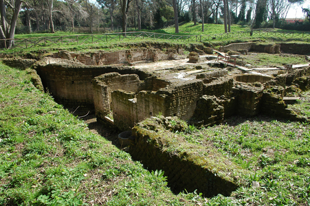 Porto di Traiano (Trajan) archaeological area, Fiumicino, Lazio, Italy