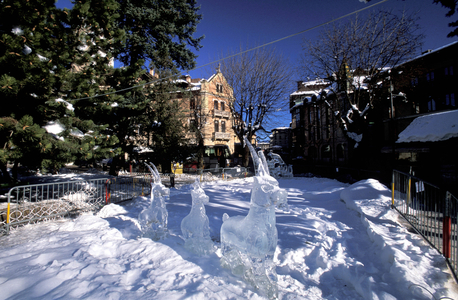 Ice statue, Altopiano Dei Sette Comuni, Veneto, Italy
