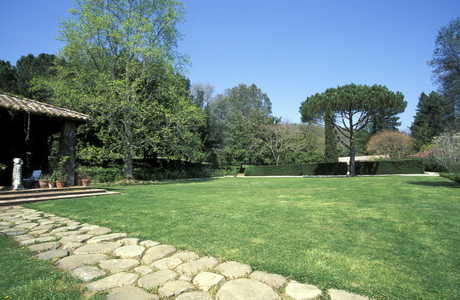 Garden of San Liberato, Bracciano, Roma, Lazio, Italy.