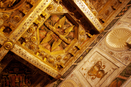Sala degli Imperatori, Palazzo Ducale, Sabbioneta, Lombardy, Italy