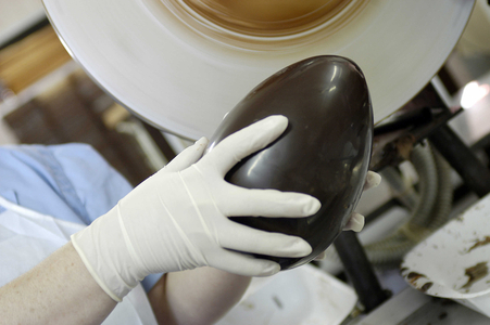 Easter egg, Spes factory, Turin, Piedmont, Italy