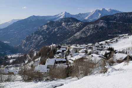 Landscape, Torgnon, Valle d'Aosta, Italy