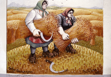 Murals, Guardia, Trentino Alto-Adige, Italy