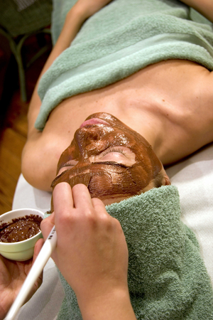 Thermal chocolate, Beauty Farm Grotta Giusti, Monsummano Terme, Tuscany, Italy