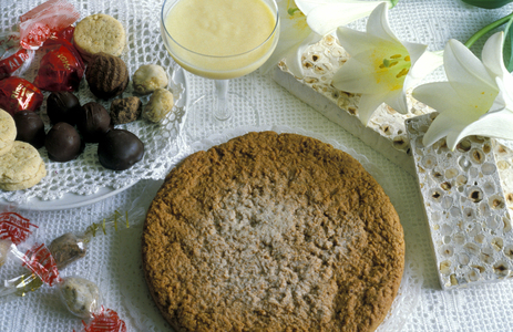 Chestnuts and nuts cake, Piedmont, Italy